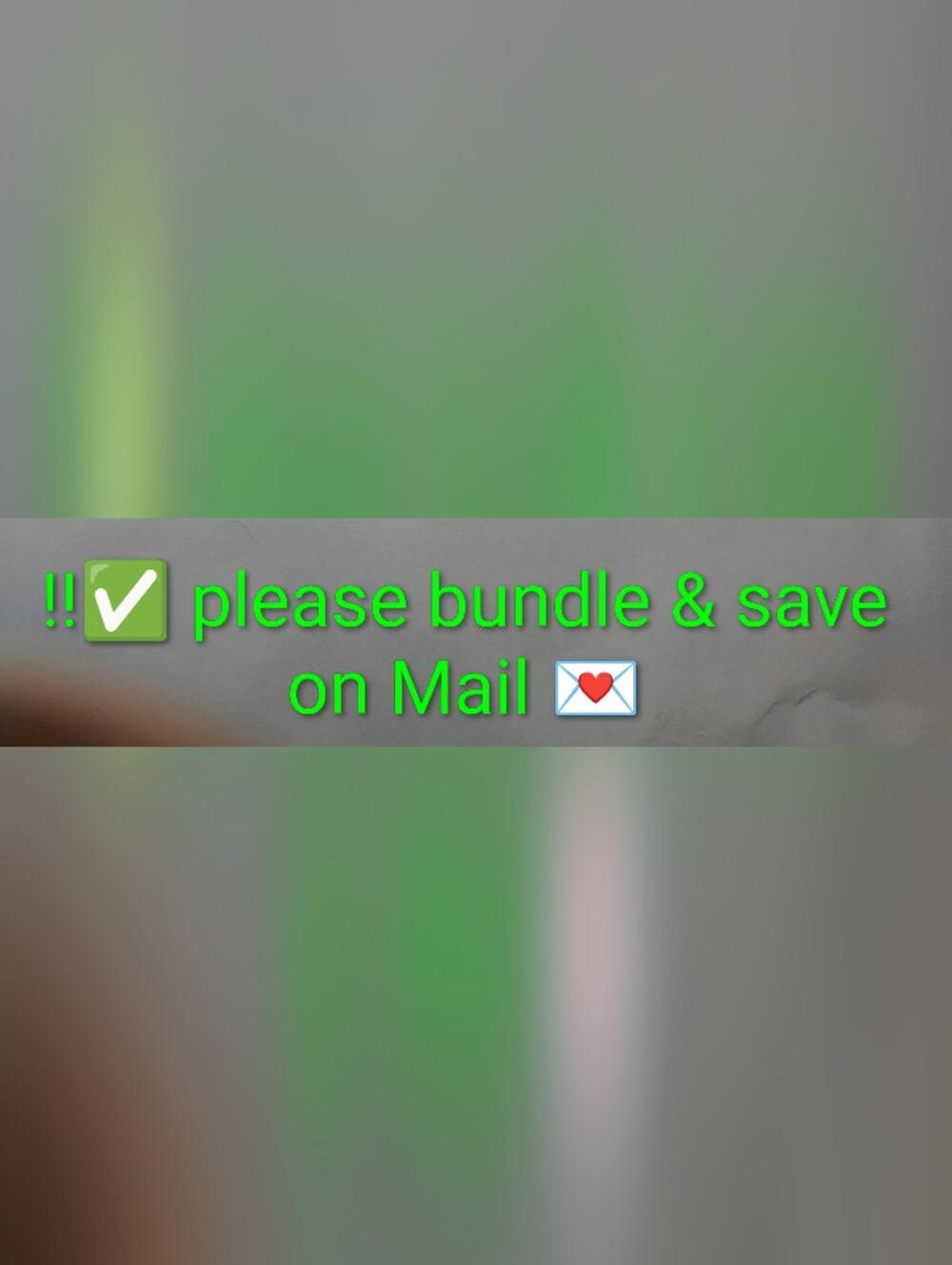 Green Text Reminder Graphic Print - Home Other